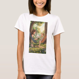 Camiseta Dos hamacas cuentacuentos en el parque