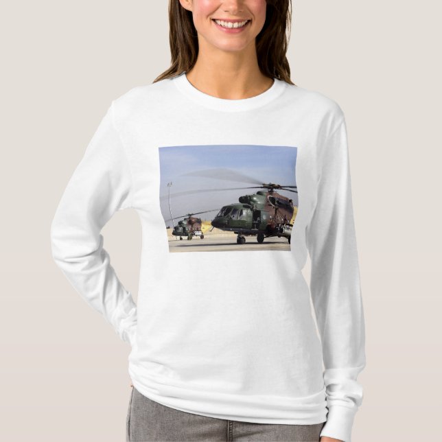 Camiseta Dos helicópteros de cadera Mi-17 iraquíes (Anverso)