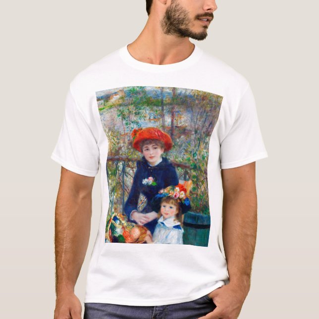 Camiseta Dos hermanas, Renoir (Anverso)