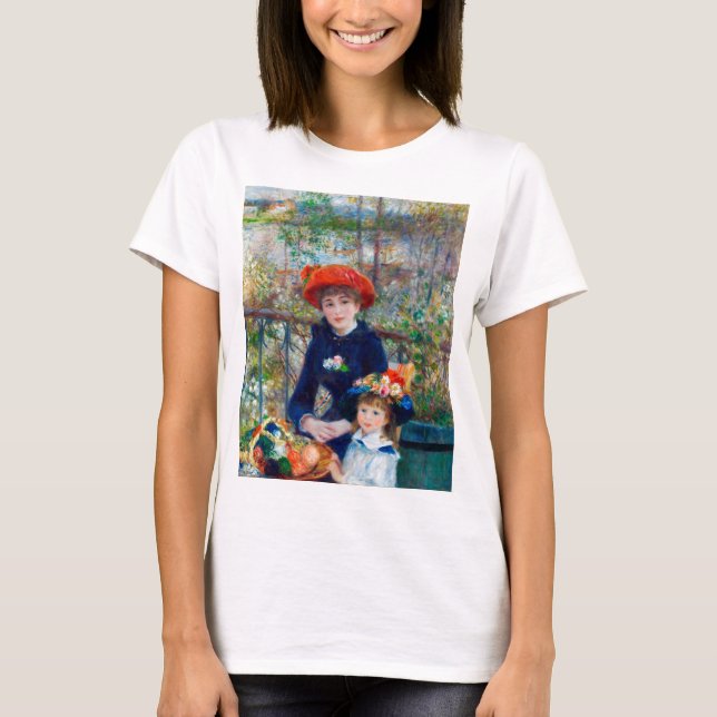 Camiseta Dos hermanas, Renoir (Anverso)