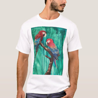 Camiseta Dos hermosos loros
