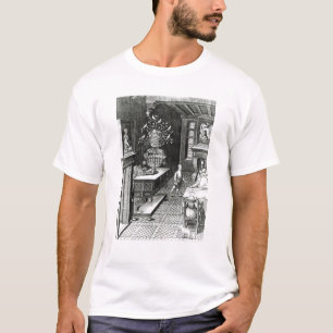 Camiseta Dos hombres escuchan una escultura musical
