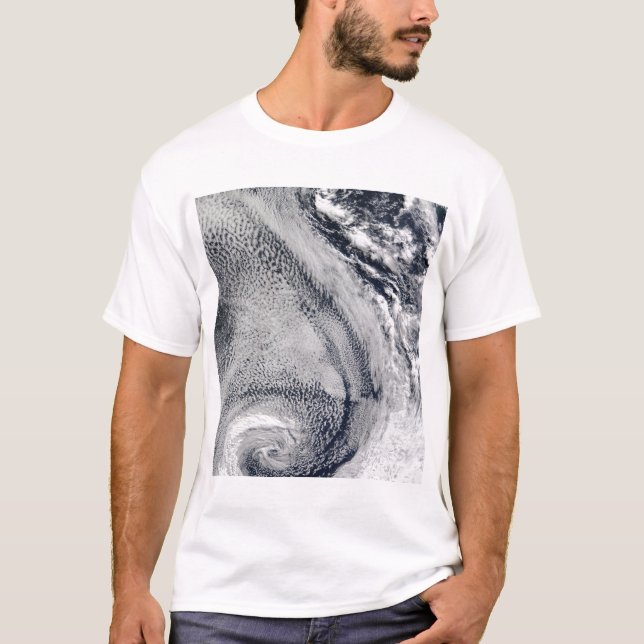 Camiseta Dos huracanes polares en forma de S (Anverso)