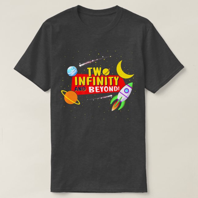 Camiseta Dos infinitos y más allá del espacio (Diseño del anverso)