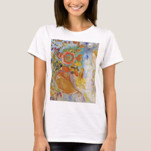 Camiseta Dos jóvenes Chicas entre flores, Redon