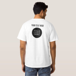 Camiseta DOS LADOS | LOGO Personalizado y personal de la co