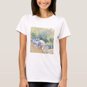 Camiseta Dos lavanderas (en colores pastel en el papel)