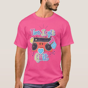 Camiseta Dos Letras Para Abandonar El Tema De Hip Hop, Fies