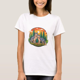 Camiseta Dos lobos