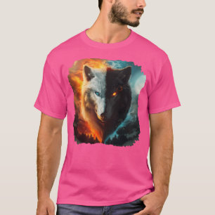 Camiseta Dos lobos uno enfrenta el mal activo