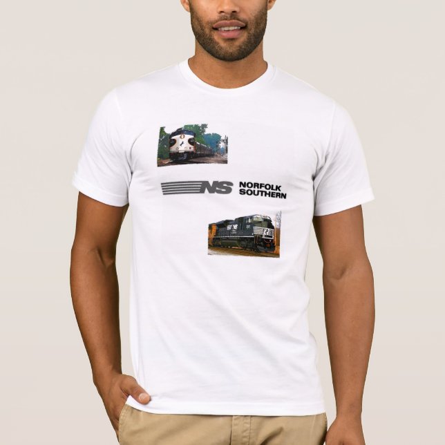Camiseta Dos locomotoras meridionales de Norfolk (Anverso)