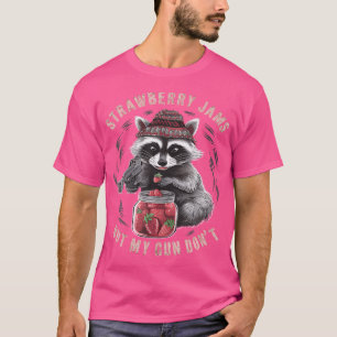 Camiseta Dos mermeladas de fresa pero mi pistola no Raccoon