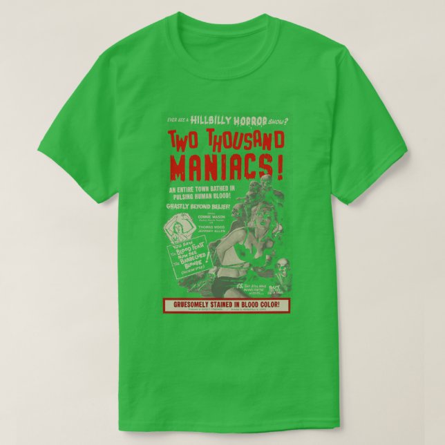 Camiseta Dos Mil Maniacos (Diseño del anverso)