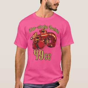 Camiseta Dos Motocicletas Junkie 49Cc De Dos Estroques