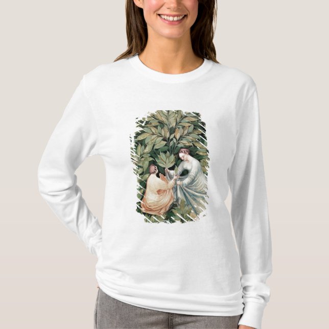 Camiseta Dos mujeres que escogen el sabio, de 'Tacuinum (Anverso)