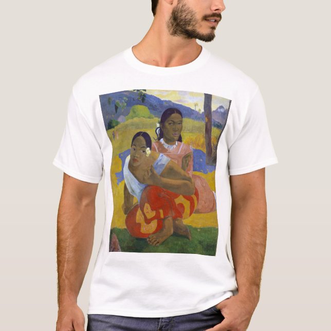 Camiseta Dos mujeres tahitianas, Gauguin (Anverso)