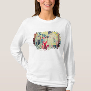 Camiseta Dos mujeres y un hombre con los loros, siglo XX