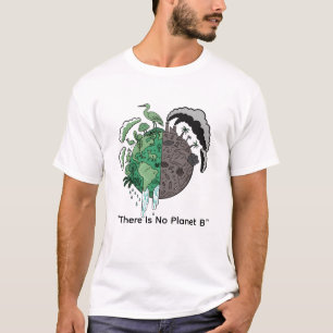 Camiseta Dos Mundos Eco Tierra Conciencia de Sostenibilid