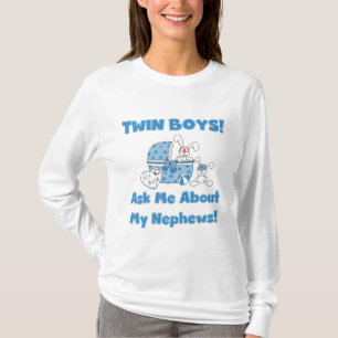 Camiseta Dos niños gemelos preguntan por mi sobrino