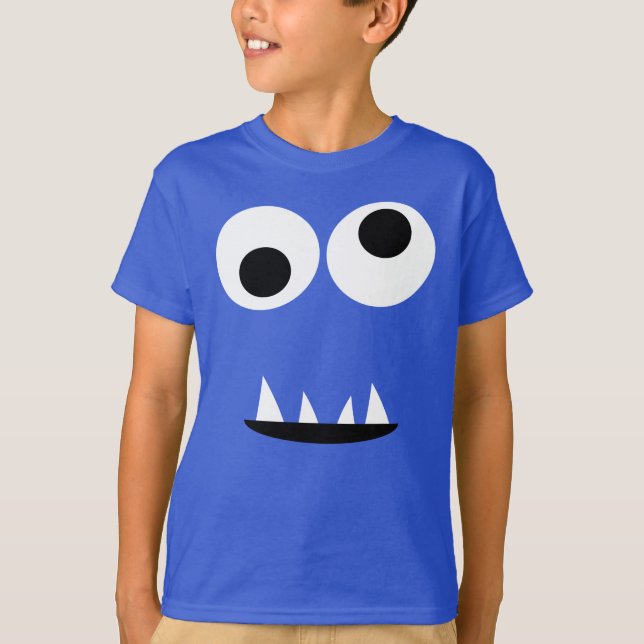 Camiseta Dos niños tontos observados divertidos de la cara (Anverso)