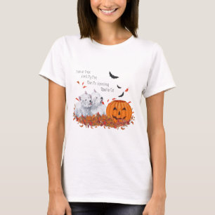 Camiseta Dos occidentales en Halloween