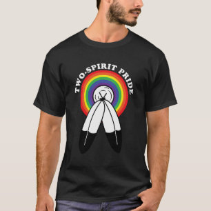 Camiseta Dos Orgullo Espiritual Con Círculo Arcoiris De Dos