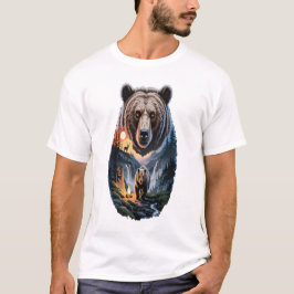 Camiseta Dos osos en el bosque