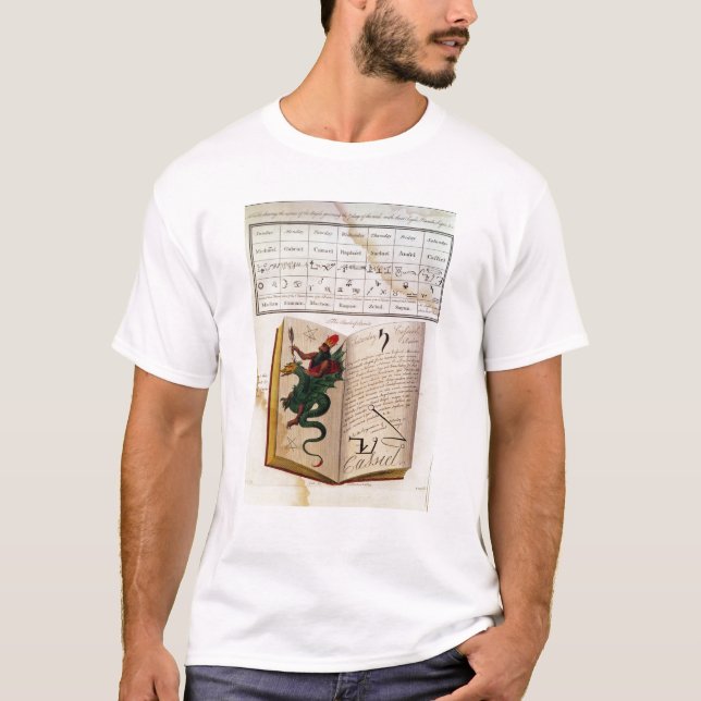 Camiseta Dos páginas 'de unos de los reyes magos (Anverso)