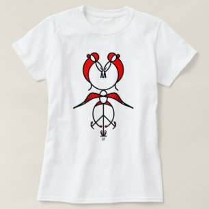 Camiseta Dos pájaros besando