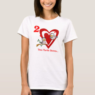Camiseta Dos palomas de la tortuga