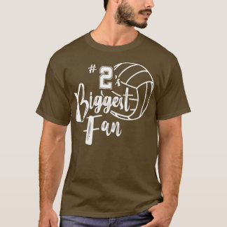 Camiseta Dos papás de voleibol de fans más grandes
