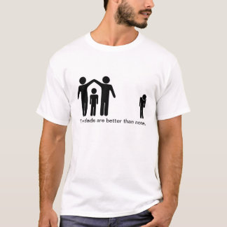 Camiseta Dos papás son mejores que ninguno