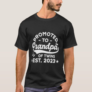 Camiseta Dos Papi Gemelos De Baby Shower Promocionados Al A