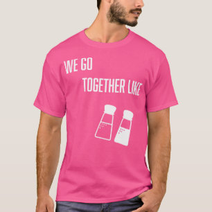 Camiseta Dos Parejas Nos Juntamos Como Sal Y Pimienta