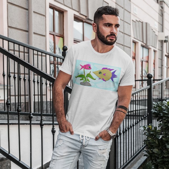 Camiseta Dos peces coloridos (Subido por el creador)