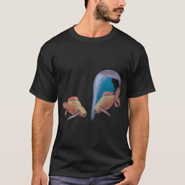 Camiseta Dos peces de colores (Anverso)