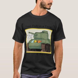 Camiseta Dos peces en un tanque