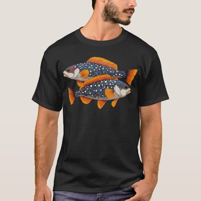 Camiseta Dos peces manchados (Anverso)