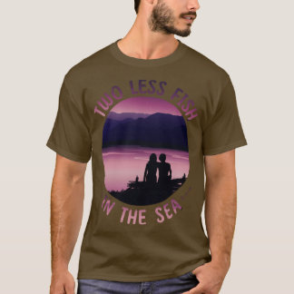 Camiseta Dos peces menos en el mar 1