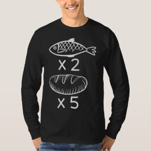 Camiseta Dos Peces Y Cinco Pan