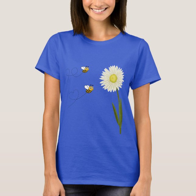 Camiseta Dos pequeñas y lindas abejas (Anverso)