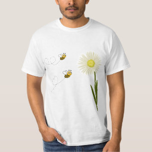 Camiseta Dos pequeñas y lindas abejas