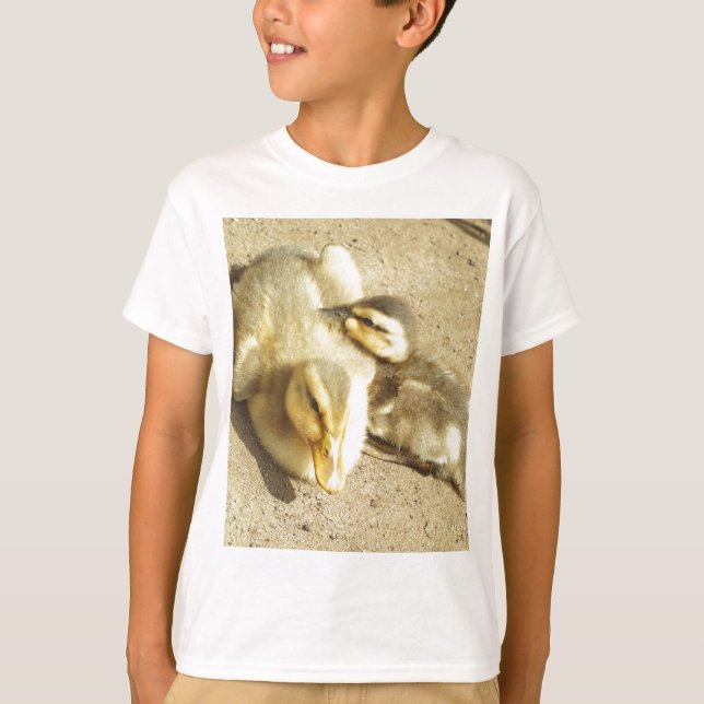 Camiseta dos pequeños patos (Anverso)