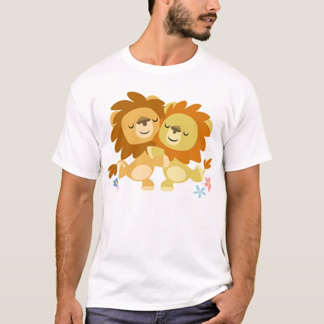 Camiseta Dos Personalizados cortos leones Tango niños camis (Anverso)