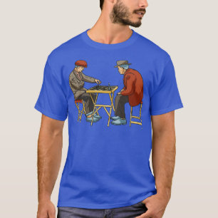 Camiseta Dos personas jugando ajedrez en el parque de ajedr