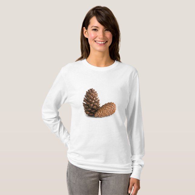 Camiseta Dos pinecones (Anverso completo)