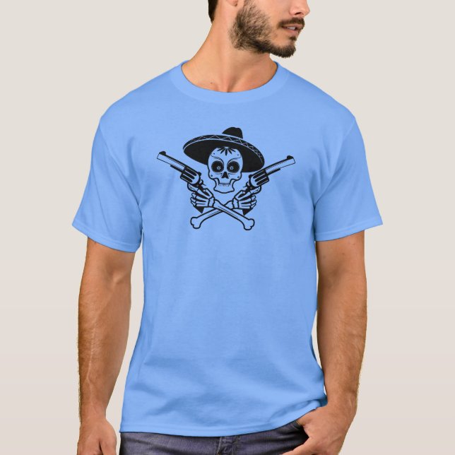 Camiseta Dos Pistoles divertidos (Anverso)