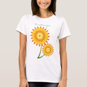Camiseta Dos plantas de girasol Thunder_Cove