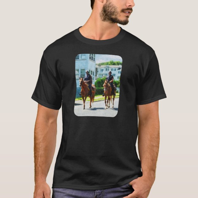 Camiseta Dos policía montada (Anverso)