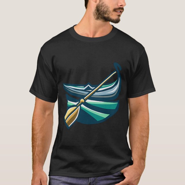 Camiseta Dos primas remando (Anverso)